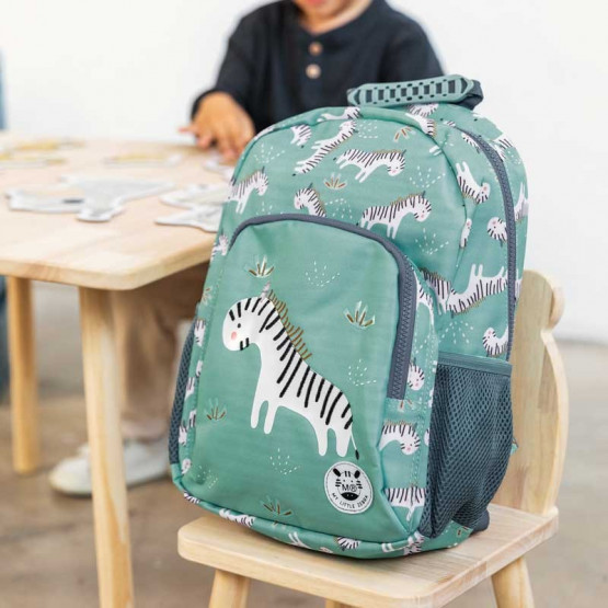 mochila cebra mint