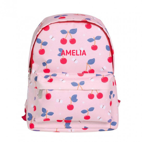 mochila cerezas personalizada