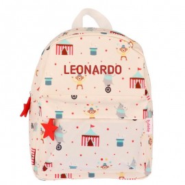 mochila personalizada infantil circo