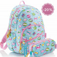 pack mochila y estuche escolar comic