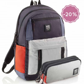 pack mochila y estuche escolar