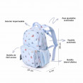 mochilas coches azul
