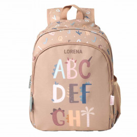 mochila mediana letras personalizada