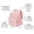 mochila rosa personalizada