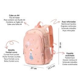 mochila mouse fairies mediana personalizada