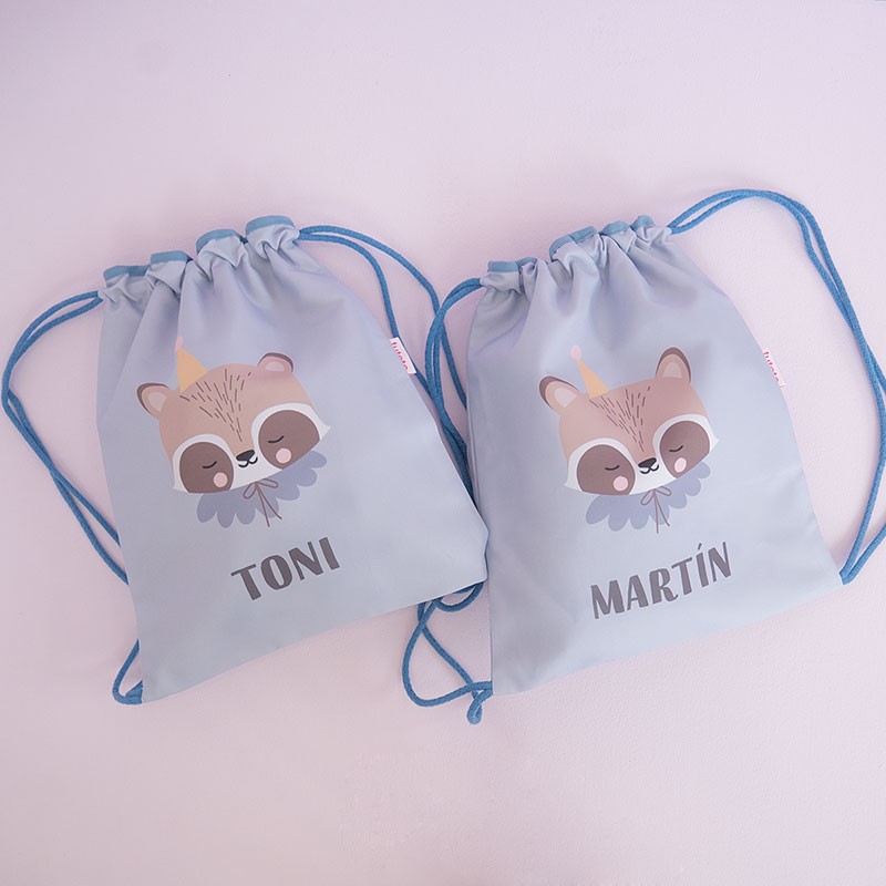 Mochila saco infantil selva personalizable - Caprichos y Más