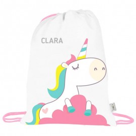 Mochila personalizada rosa