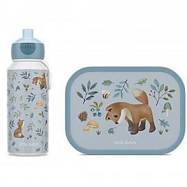 pack fiambrera y botella forest