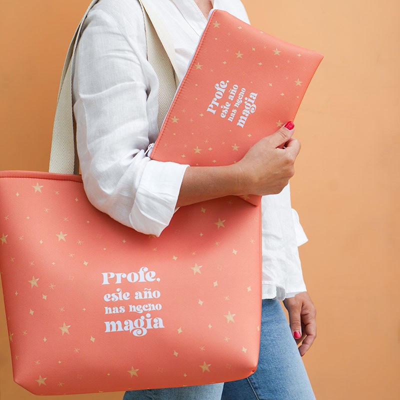 Tote bag para profesores y firmas de alumnos