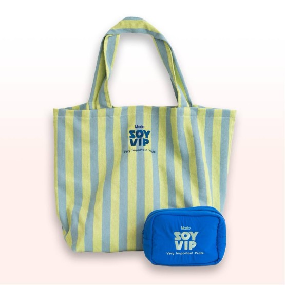 Pack bolso+estuche SOY VIP Very Important Profe