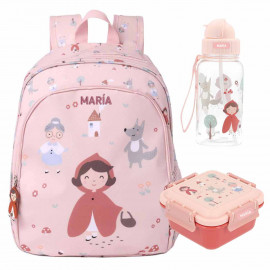 pack escolar mediano caperucita