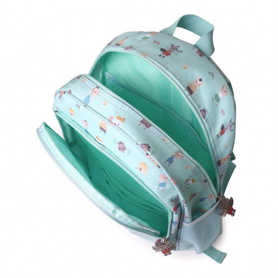 mochila mediana interiores
