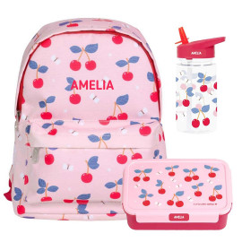 pack escolar cerezas personalizado
