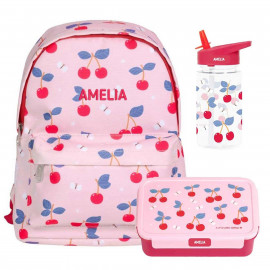 pack escolar cerezas personalizado
