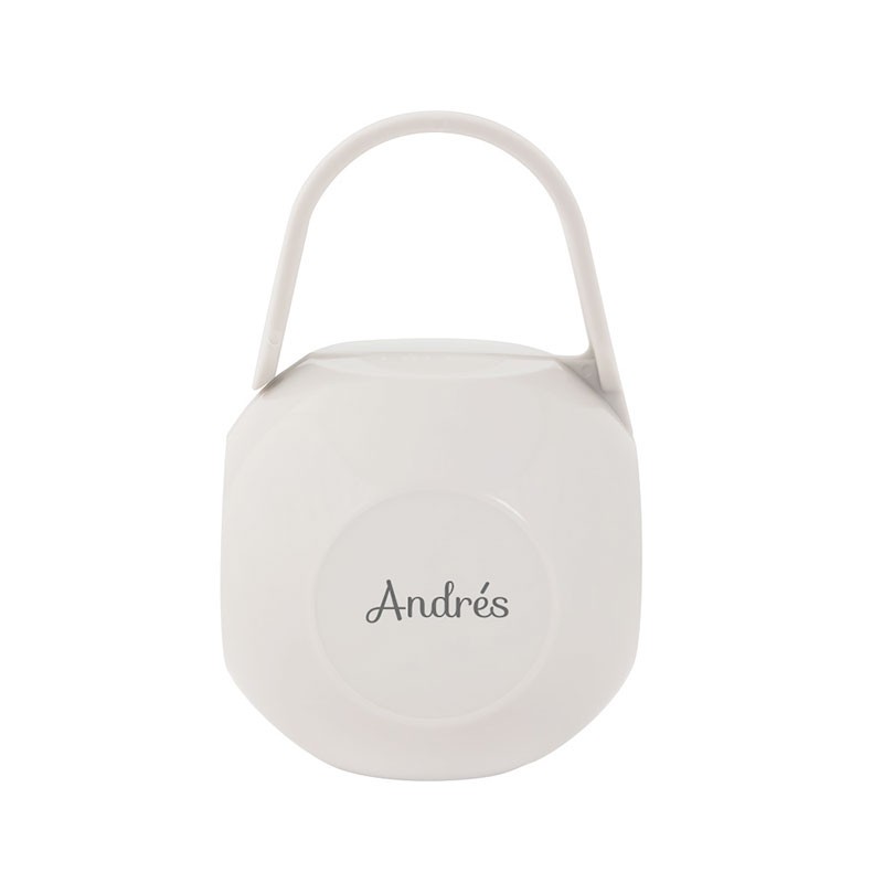 Guarda-chupete personalizado Blanco