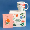 taza + llavero profe
