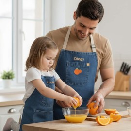 pack delantal adulto ni&ntilde;o personalizados