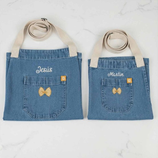 delantal con nombres