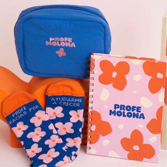 libreta y neceser personalizado profes