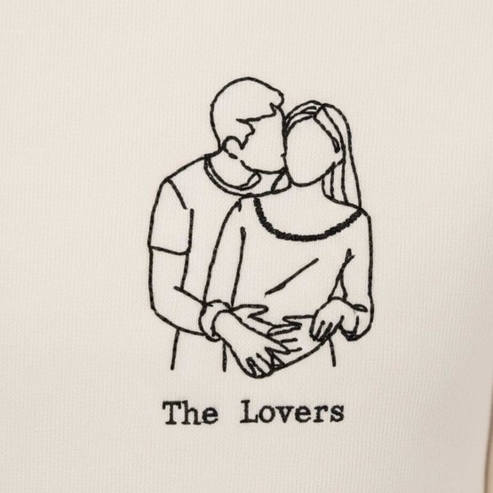 sudadera bordada foto