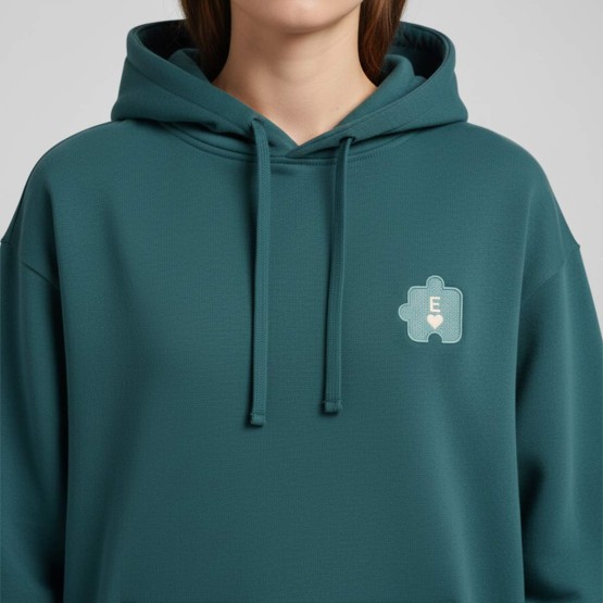 sudadera puzzle bordada