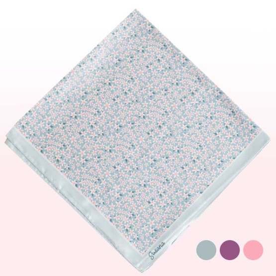 pa&ntilde;uelo tacto seda azahar