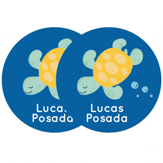 Pegatinas para objetos de tortuga