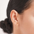 pendientes aro peineta