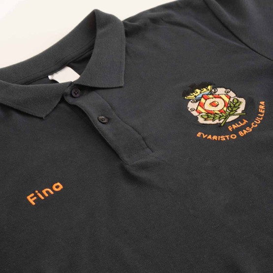 camiseta escudo falla bordado