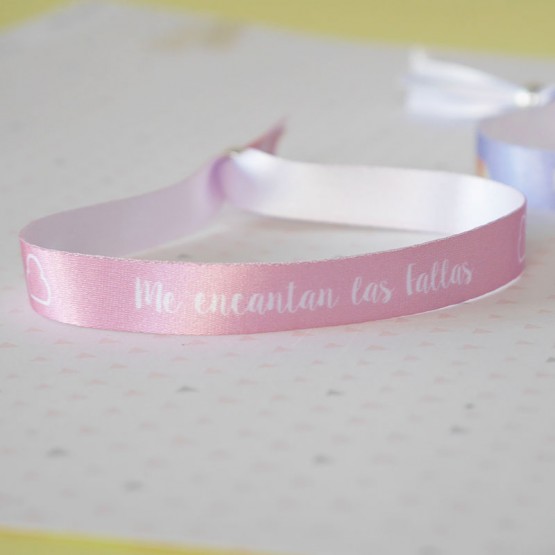 pulsera me encantan las fallas