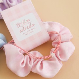 Scrunchies y pulseras para eventos