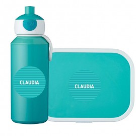 Botella tupperware personalizada.