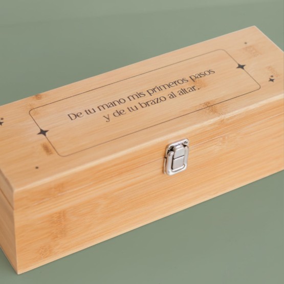 caja para vinos para padres y padrinos