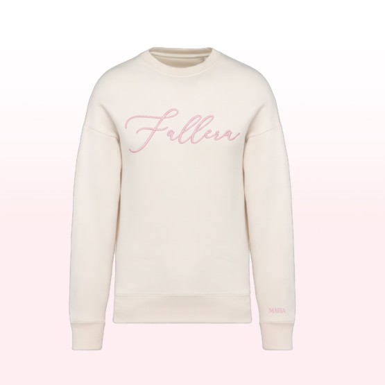 Sudadera esencia fallera hueso