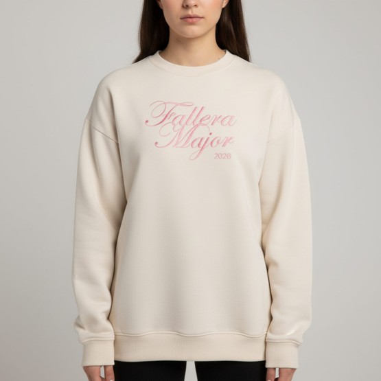 sudadera fallera mayor bordada