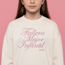 sudadera fallera mayor infantil personalizada