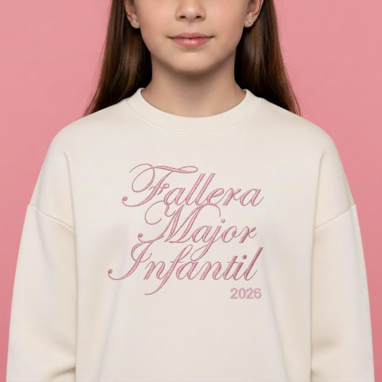 sudadera fallera mayor infantil personalizada