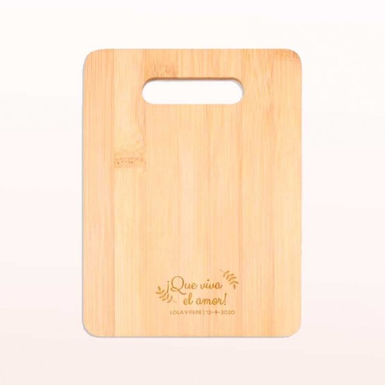 tabla de madera personalizada