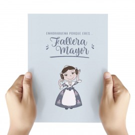 tarjeta felicitación Fallera Mayor