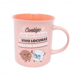 Taza contigo río sin parar