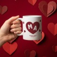taza san valentin con iniciales