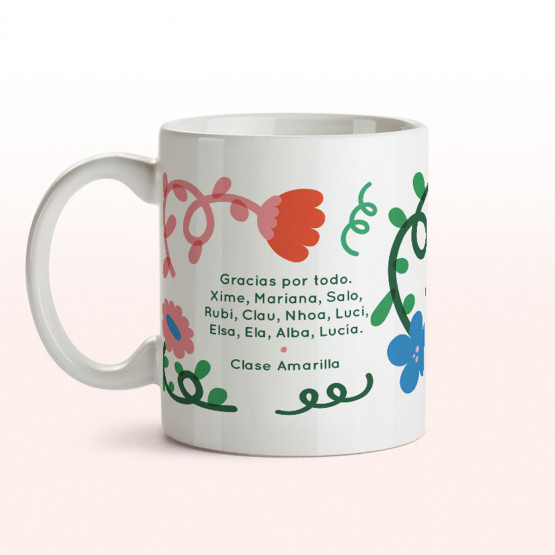 taza regalo profe