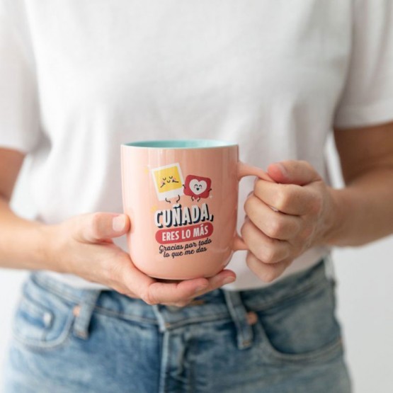 taza regalo cuñada mr wonderful