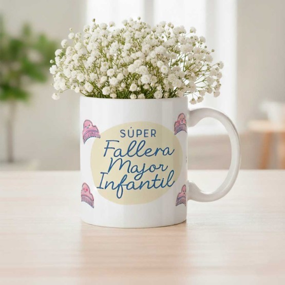 taza fallera mayor infantil