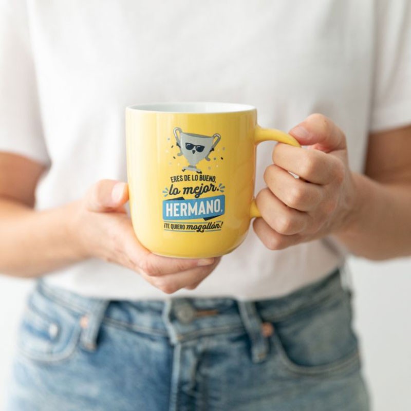 Taza hermano eres el mejor 【 Mr. Wonderful】