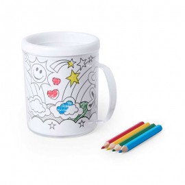 Taza Mágica para colorear