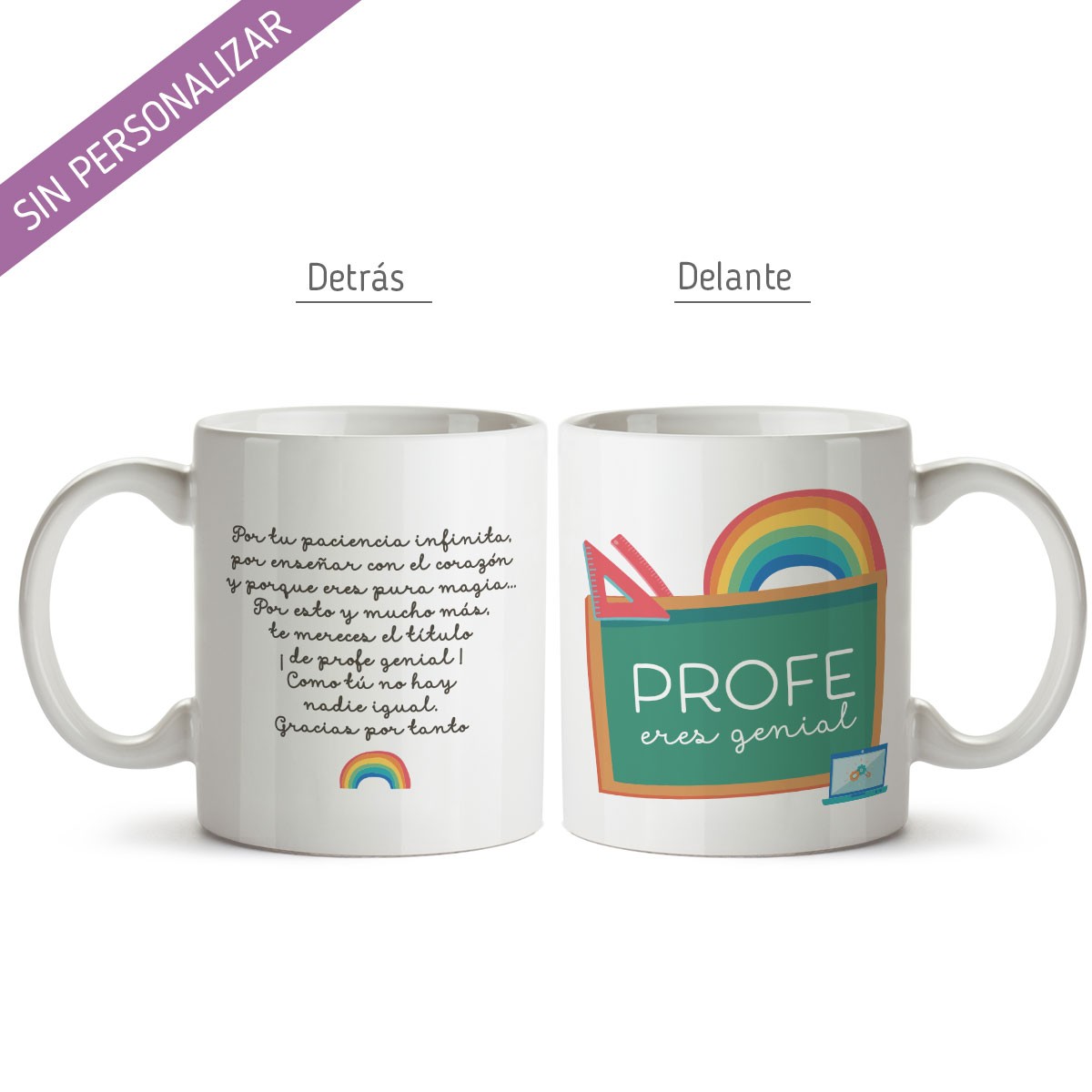 🥰 Taza para la mejor PROFESORA con SUPERPODERES 🥰