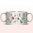 taza con dibujos de los alumnos para profes