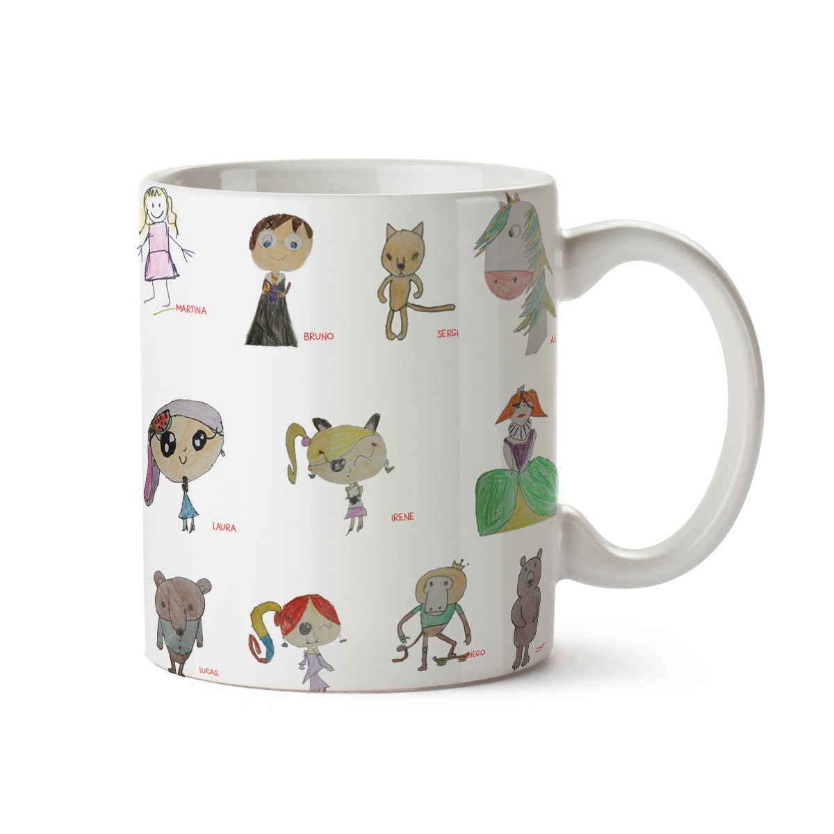 Taza Personalizada con el Dibujo de tu Hijo/a