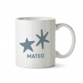 Taza plástico estrellas